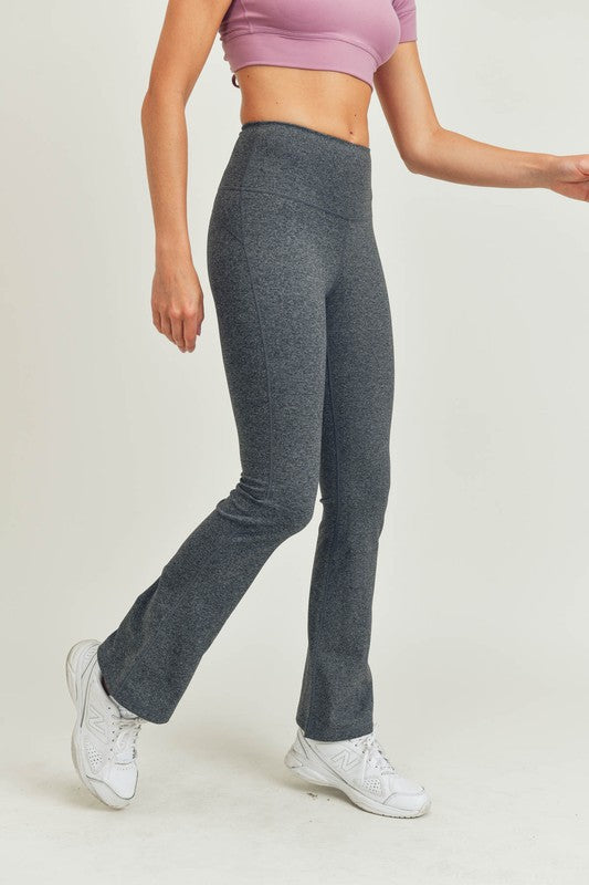 HEATHER FLARE LEGGINGS – Good Vibes Boutique
